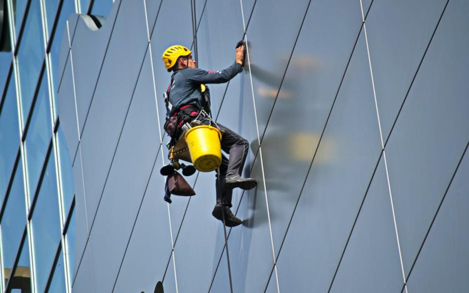 Rope Access Signage Installation