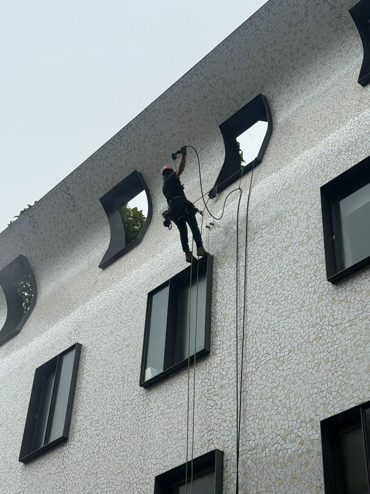 Pressure washing